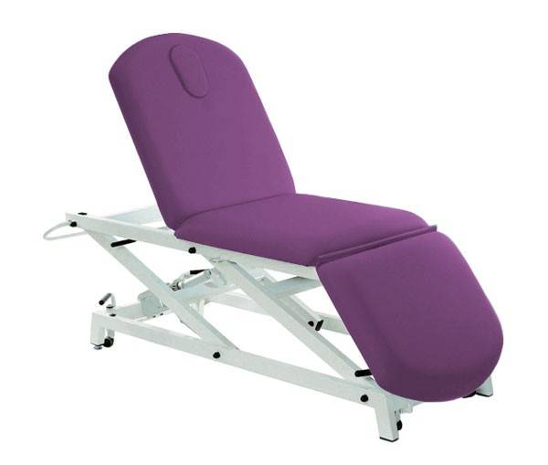 Camilla de masaje Eléctrica 3 Cuerpos  NOSTRUM morado