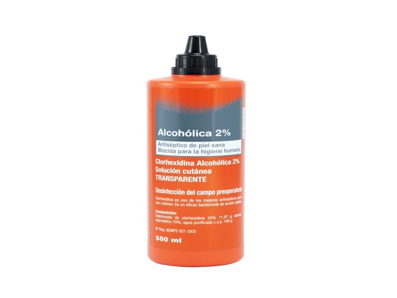 MICLORBIC Clorhexidina 2% 500ml tapón